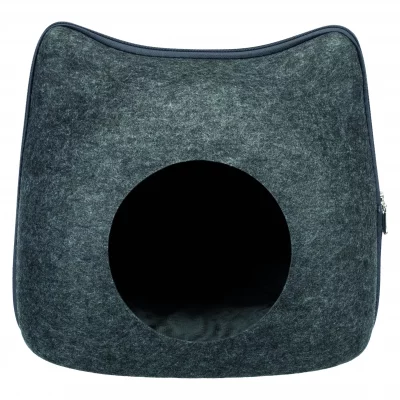 TRIXIE  - Abri cat, feutre 38 &times; 35 &times; 37 cm, anthracite