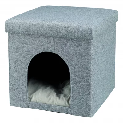 TRIXIE  Abri douillet Alois - 38x40x38cm - Gris - Pour chat