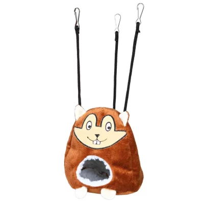 TRIXIE  Abri Douillet pour Petit Animal Brun Diam&egrave;tre 11 &times; 14 cm