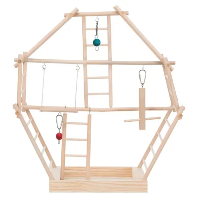 TRIXIE  Aire de jeux pour oiseaux 44x44x16 cm Bois