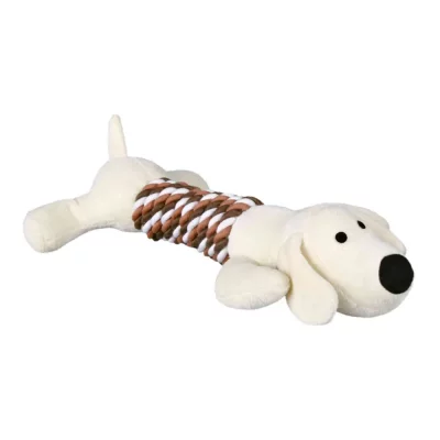 TRIXIE  Animal avec Corde, Peluche, 32 cm avec Son, pour Chien