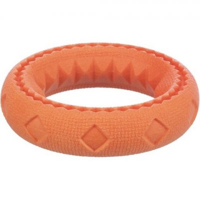 TRIXIE  anneau flottant &oslash; 11 cm - jaune - pour chien