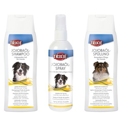 TRIXIE  Apr&egrave;s-shampoing &agrave; l'huile de jojoba 250 ml pour chien