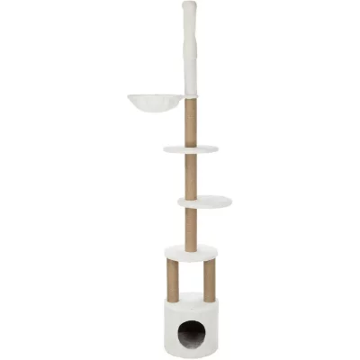 TRIXIE  Aurelio 44072 Arbre &agrave; Chat Hauteur Plafond Blanc 220-250 cm