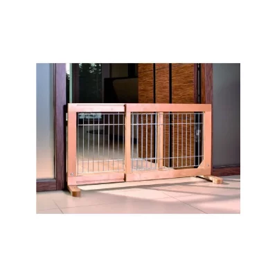 TRIXIE  - Barri&egrave;re mobile en bois habitation pour chiot et petit chien