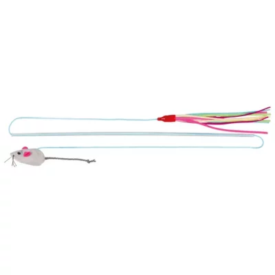TRIXIE  Canne A Peche Avec 2 Jouets Pour Chat 40cm