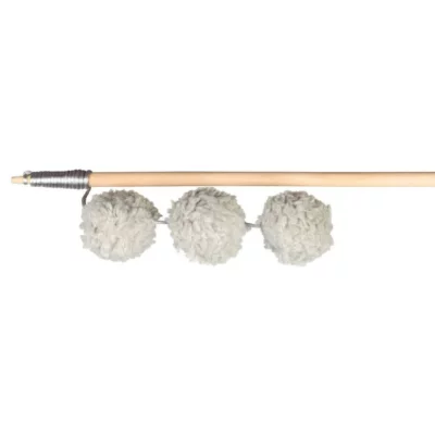 TRIXIE  canne a peche avec 3 balles - 35cm - pour chat