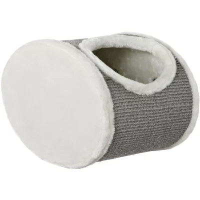 TRIXIE  Caverne pour chats 42 x 29 x 28 cm Cr&egrave;me et gris
