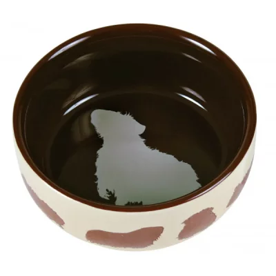TRIXIE  Ceramic Feeder With Guinea Pig Motifs 11 Cm Bowl Dor&eacute; 250 ml