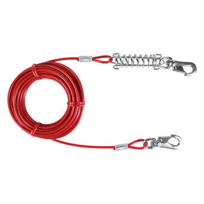 TRIXIE  Cordon d&rsquo;Attache pour Chien, Red, 8 m (Lot de 1)