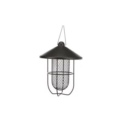 TRIXIE  - Distributeur de cacahu&egrave;tes 700ml 19 x 26 cm oiseau Noir
