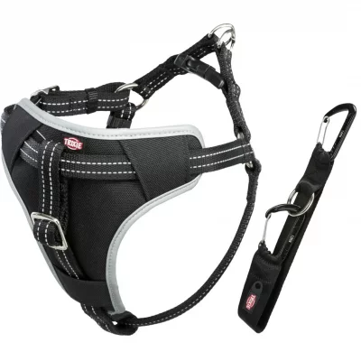 TRIXIE  Dog Protect Safety 20 Mm Harness Noir 50-65 cm