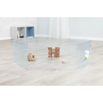 TRIXIE  Enclos m&eacute;tal galvanis&eacute; - &Oslash;90cm - Pour petit animal