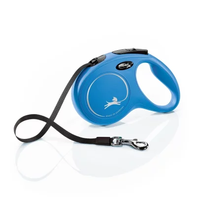 KERBL Trixie Flexi New Classic Extendable Strap 5 M Bleu,Noir M