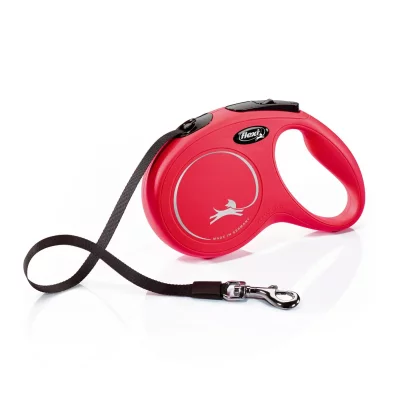FLEXI Trixie  New Classic Extendable Strap 5 M Rouge M