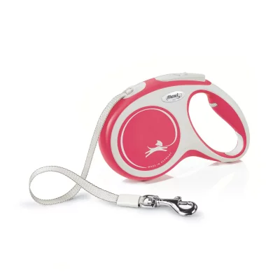 FLEXI Trixie  New Comfort M 5 M Extendable Tape Strap Rose