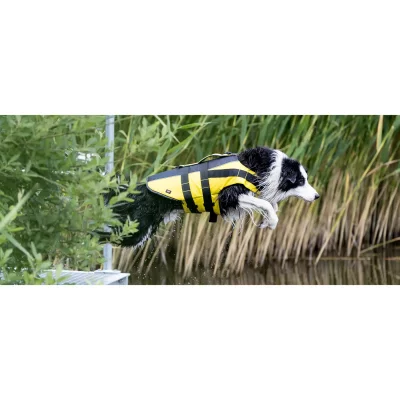 TRIXIE  Gilet de sauvetage - M: 45 cm - Jaune et noir - Pour chien