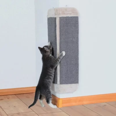 TRIXIE  Griffoir d'angle pour Chats Gris Clair 32 &times; 60 cm