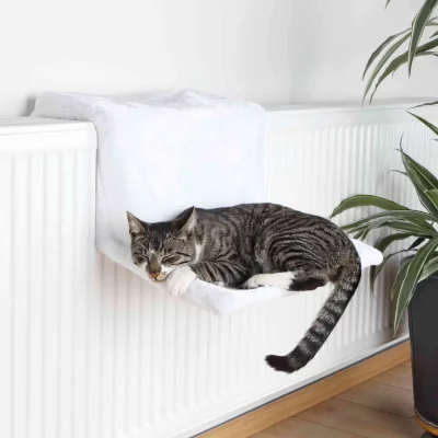 TRIXIE  Hamac Radiateur, Peluche, 45X24X31 Cm, Peau De Mouton