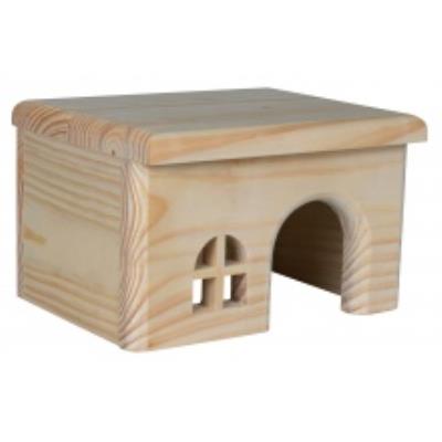 GENERIQUE Trixie Hamsters Wooden House 40x20x23 Cm Marron