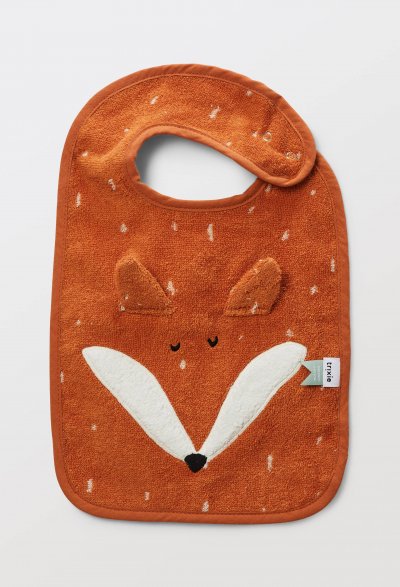TRIXIE  Mr. Fox&reg; Bavoir en coton bio Orange 44 x 26 cm