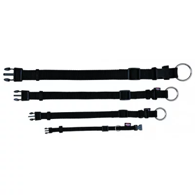 TRIXIE  New Premium 15mm Collar Noir 30-45 cm