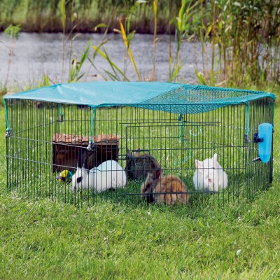 TRIXIE  Protective Net Outdoor Enclosure &Oslash;116 X 38 Cm Noir