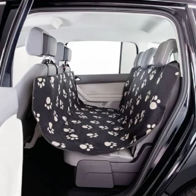 TRIXIE  Prot&egrave;ge Si&egrave;ge de Voiture 140 &times; 145 m Noir/Beige