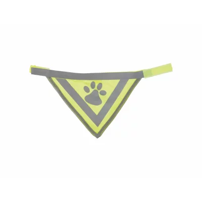 MON ANIMALERIE Trixie Reflective Safety Scarf Jaune 29-42 cm