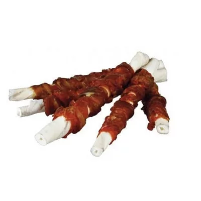 TRIXIE  Rouleaux de serpents avec Buffalo Denta Fun 12 cm 5 x 70 gr