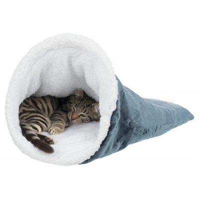 TRIXIE  Sac Paul pour Chat 60 cm x 40 cm Bleu/Blanc 1 Unit&eacute;