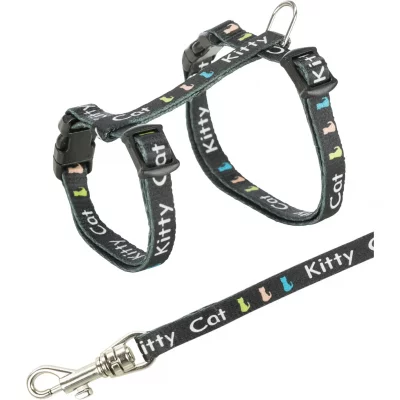 TRIXIE  Set Harnais/Laisse Chaton Kitty Cat - Coloris Al&eacute;atoire