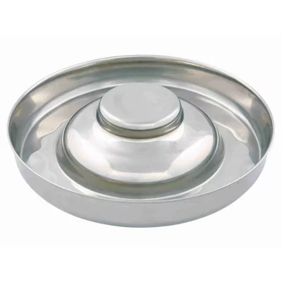 TRIXIE  Stainless Steel Puppies Feeder 38 Cm Bowl Argent&eacute; 4 L