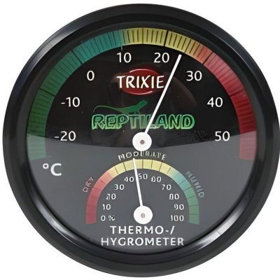 TRIXIE  - Thermom&egrave;tre hygrom&egrave;tre analogique Reptiland