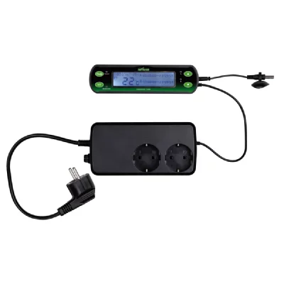 TRIXIE  - Thermostat digital &agrave; deux circuits pour terrarium Reptiland