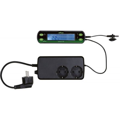 TRIXIE  - Thermostat digital &agrave; deux circuits pour terrarium Reptiland