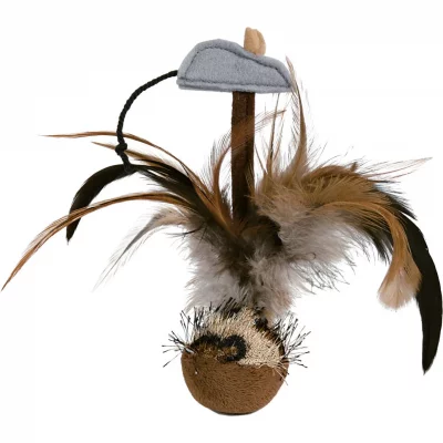 TRIXIE  Volant Culbuto avec Souris et Son pour Chats