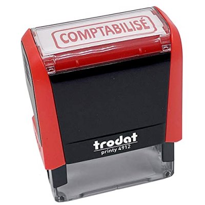 GENERIQUE Trodat 4992 X-Print ``Comptabilise`` Timbre Auto Caoutchouc Rouge