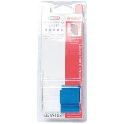 GENERIQUE Trodat - Cassette Ref 6/4910 Encre Bleu - Blister De 3