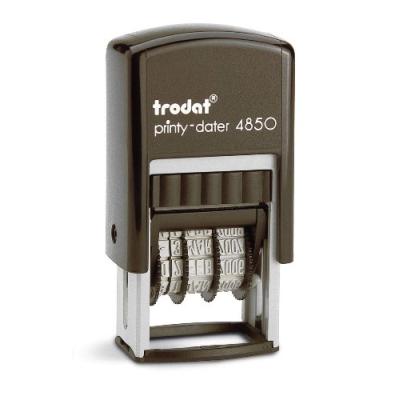 GENERIQUE Trodat Datumstempel Printy Dater 4850L GEFAXT, blau/rot - 092399766513