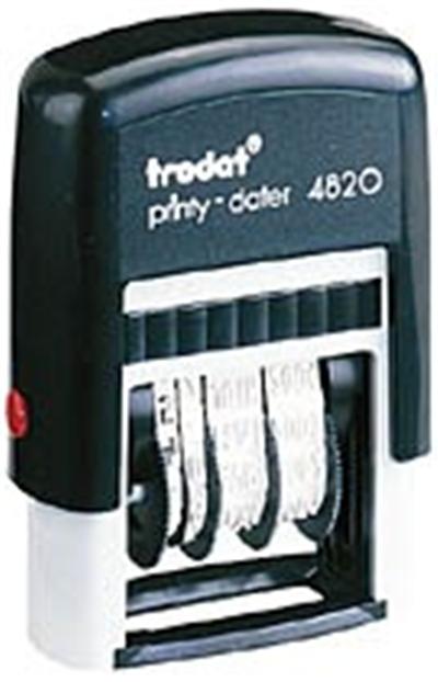 TRODAT  Tampon encreur automatique dateur standard  Printy 4810