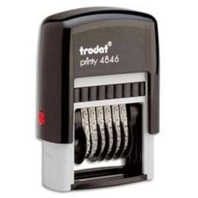 GENERIQUE Trodat timbre num&eacute;roteur &agrave; encrage automatique printy 4mm printy 4846