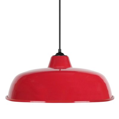 TOSEL TROG ROUL&Eacute; - Suspension d&ocirc;me m&eacute;tal rouge