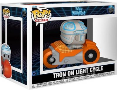 FUNKO Tron (1982) - Figurine POP! Rides Deluxe sur Light Cycle 9 cm
