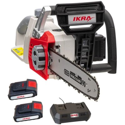 IKRA Tron&ccedil;onneuse &agrave; batterie 2 x 20 volts