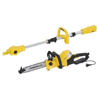 POWERPLUS Tron&ccedil;onneuse &eacute;lagueuse t&eacute;lescopique 900w