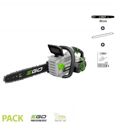 EGO POWER+ Tronconneuse electrique 1800W &agrave; batterie guide Oregon 45 cm+ CS1800E