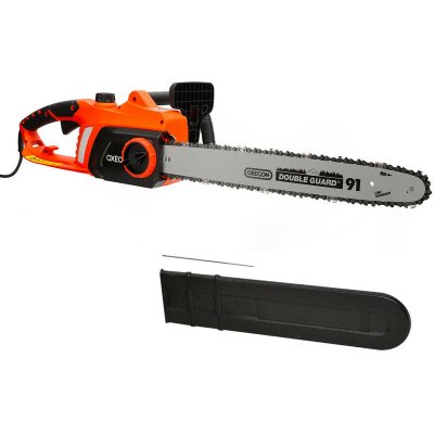 OXEO Tron&ccedil;onneuse &Eacute;lectrique 230V - 2200 W - Guide de 50 cm - Syst&egrave;me anti-rebond de la cha&icirc;ne