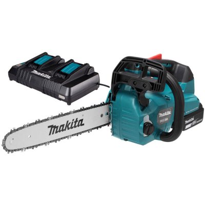 MAKITA Tron&ccedil;onneuse LXT&reg; 36V (2x18V) -  - avec 2 batteries 18V 5.0Ah - chargeur double - DUC356T001 