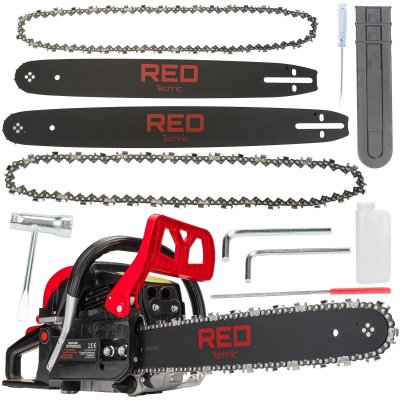 ENTREPOTBRICO Tron&ccedil;onneuse Thermique 5,7 Cv +2 Guides 16'' 18'' Et Accessoires Offert 